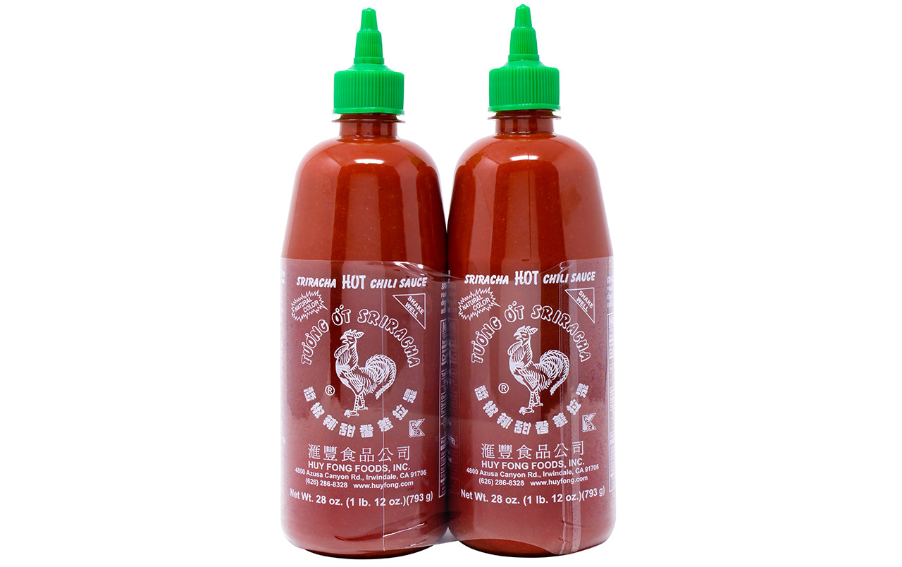 Sriracha Hot Chili Sauce, 28 oz, 2 Pack