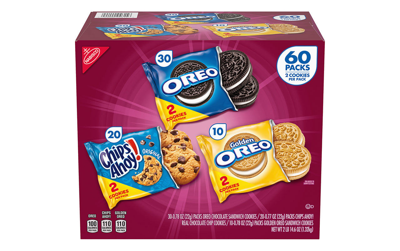 Oreo Winter Treats Cookie Variety Pack, 40 pk.