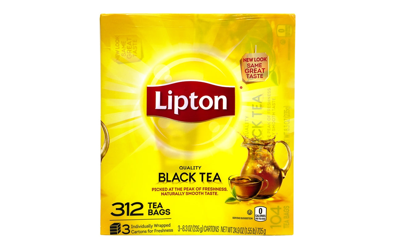 LIPTON 100% Natural Tea Bags, 312 Count