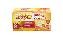 Load image into Gallery viewer, EMERGEN-C 1000mg Vitamin C Dietary Supplement Drink Mix Variety, 90 Count
