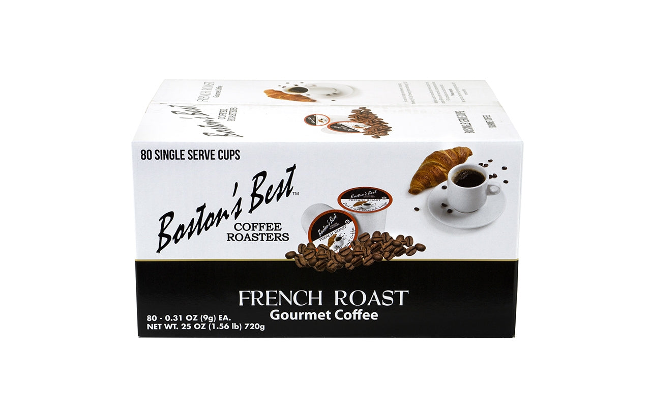 BOSTON'S BEST Coffee K-Cups French Roast Medium Dark, 80 Count –  Candydistributors.com