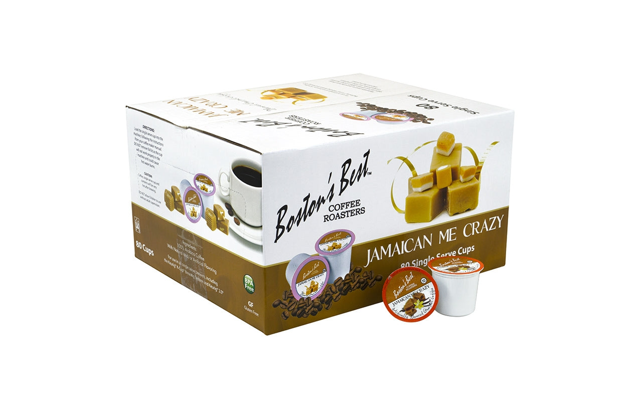 BOSTON'S BEST Coffee K-Cups Jamacian Me Crazy, 80 Count   Candydistributors.com