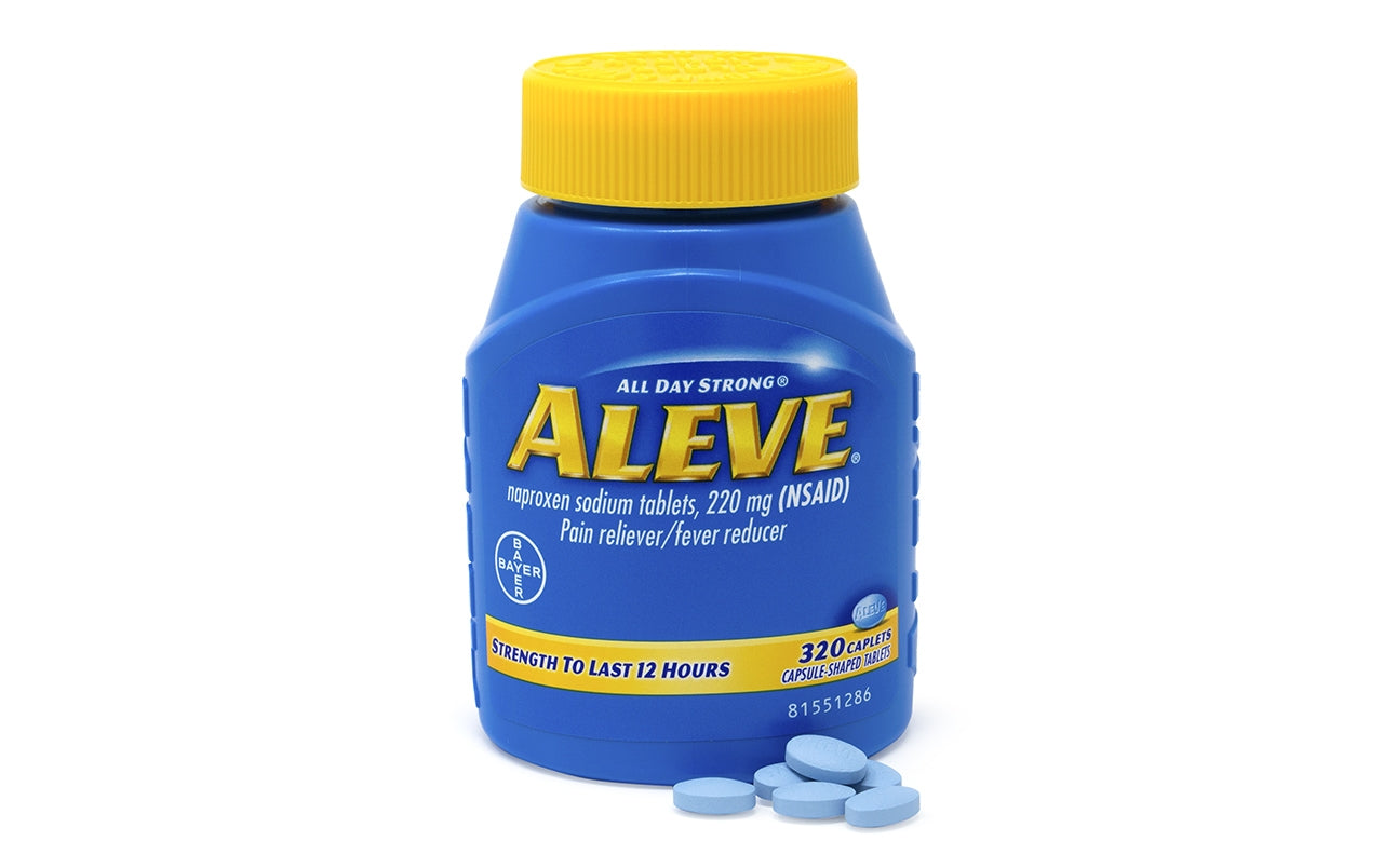 ALEVE 220mg Naproxen Sodium Capsule-Shaped Tablets, 320 Count