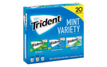 Load image into Gallery viewer, TRIDENT Sugar-Free Gum Mint Variety, 14 Pieces, 20 Count
