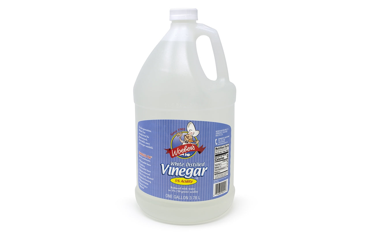 WOEBER'S White Distilled Vinegar, 1 Gallon