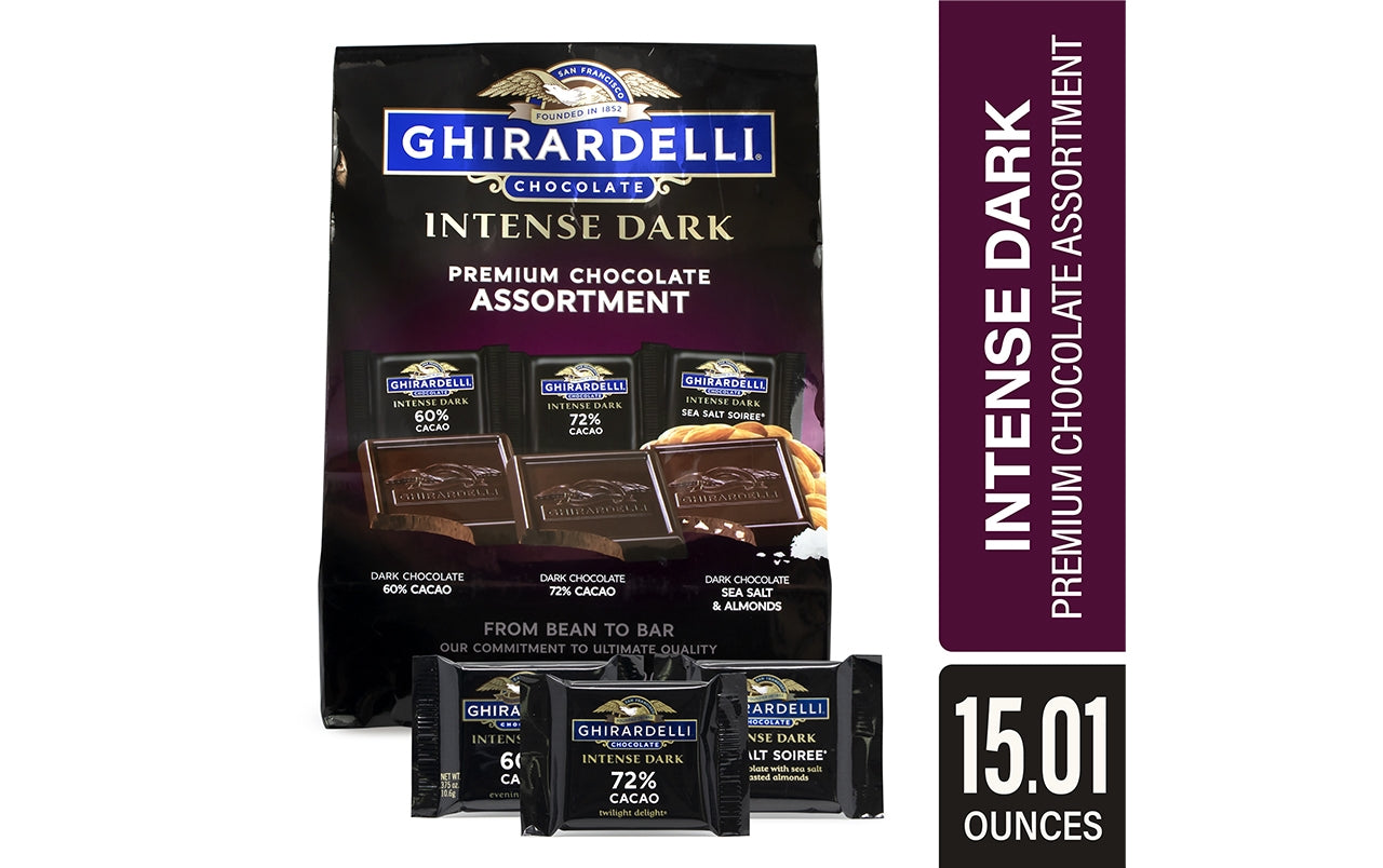 GHIRARDELLI Intense Dark Chocolate Premium Collection, 15.01 oz
