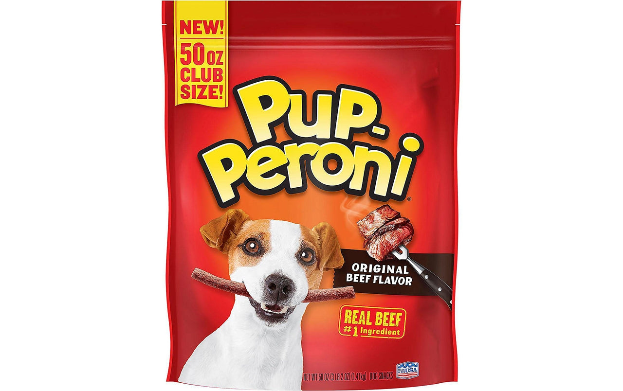 PUP-PERONI Dog Snacks Original Beef Flavor, 50 oz