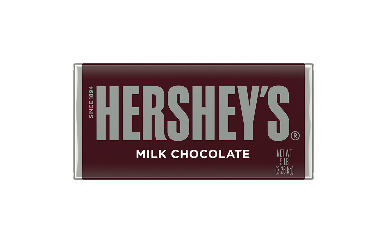 HERSHEY'S Milk Chocolate Bar, 5 lb