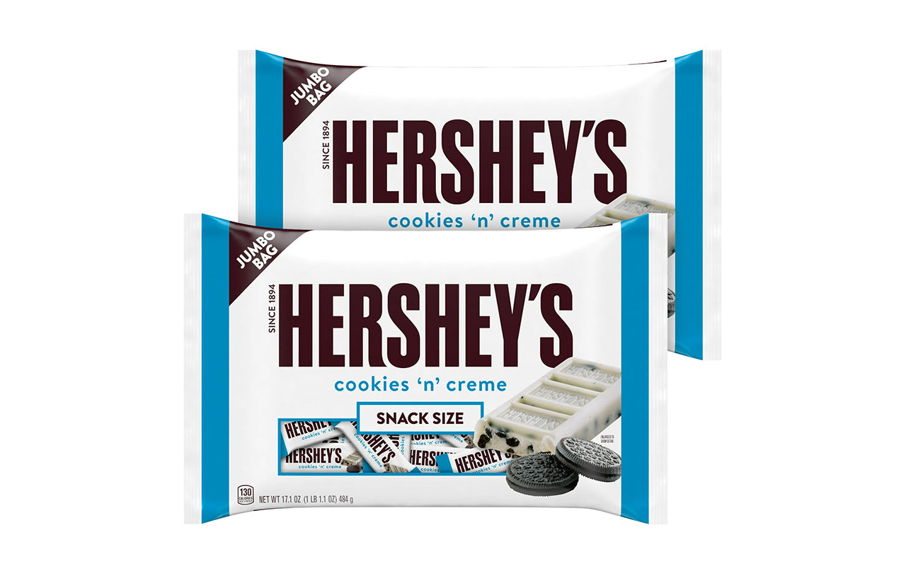 BearCerijn クリームAT:C 40g 2個セット HERSHEY'S Snack Size Cookies 'n' Creme Bars, 17.1 oz, 2 Pack