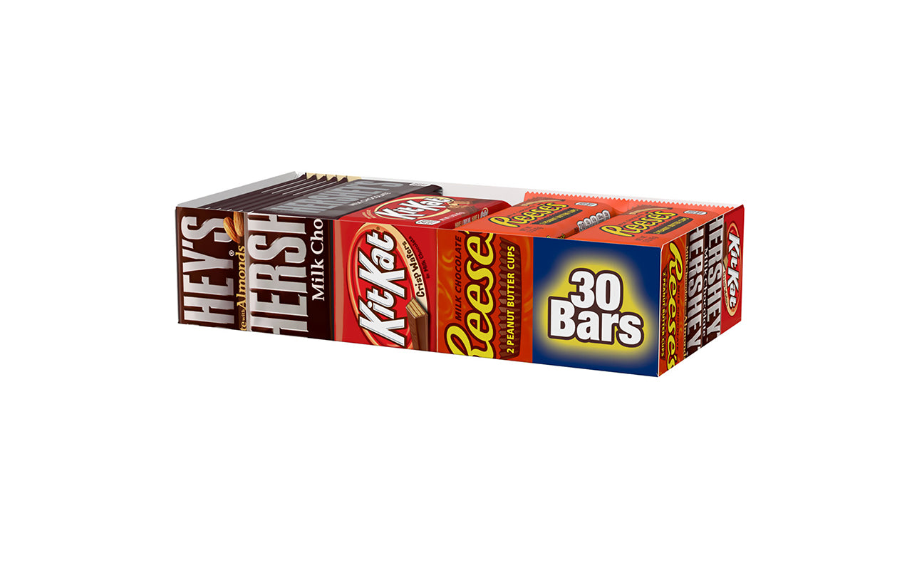HERSHEY'S Favorite Standard Size Variety Pack 30 Candy Bars