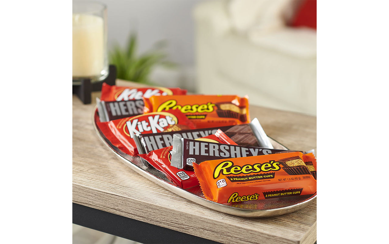 HERSHEY'S Chocolate Candy Bar Variety Pack (Hershey's, Reese's, Kit Ka –