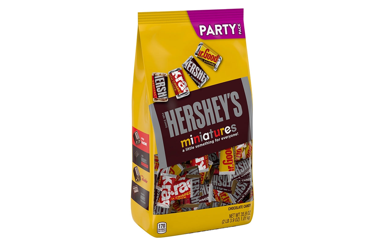 HERSHEY'S Miniatures Chocolate Candy Assortment, 35.9 oz
