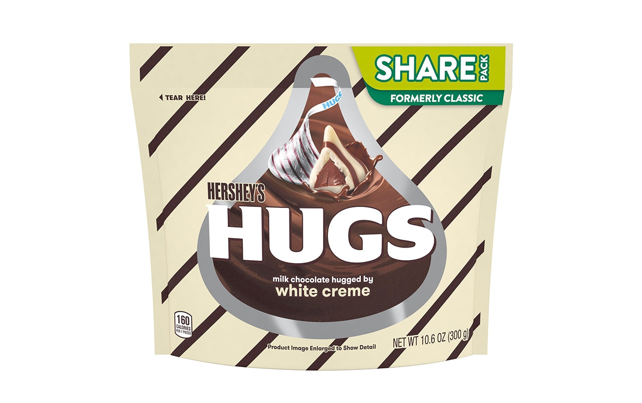 HERSHEY'S HUGS Candy, 10.6 oz, 3 Pack