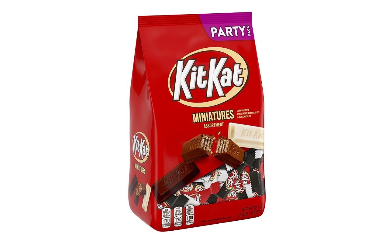 KIT KAT Miniatures Wafer Bar Assortment Candy, 32.1 oz