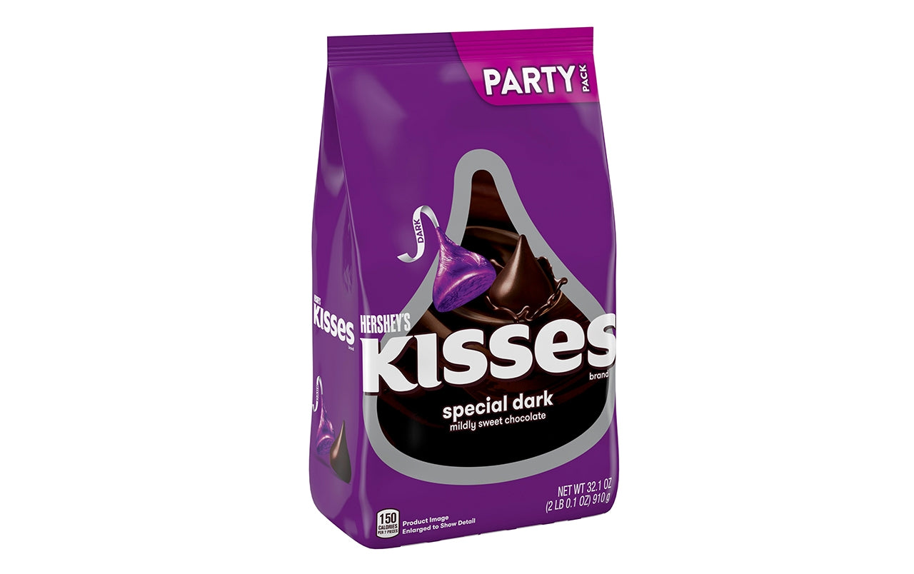 HERSHEY'S KISSES Dark Chocolate Candy, 32.1 oz