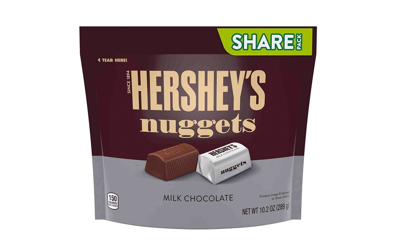 HERSHEY'S NUGGETS Milk Chocolate Candy, 10.2 oz, 3 Pack