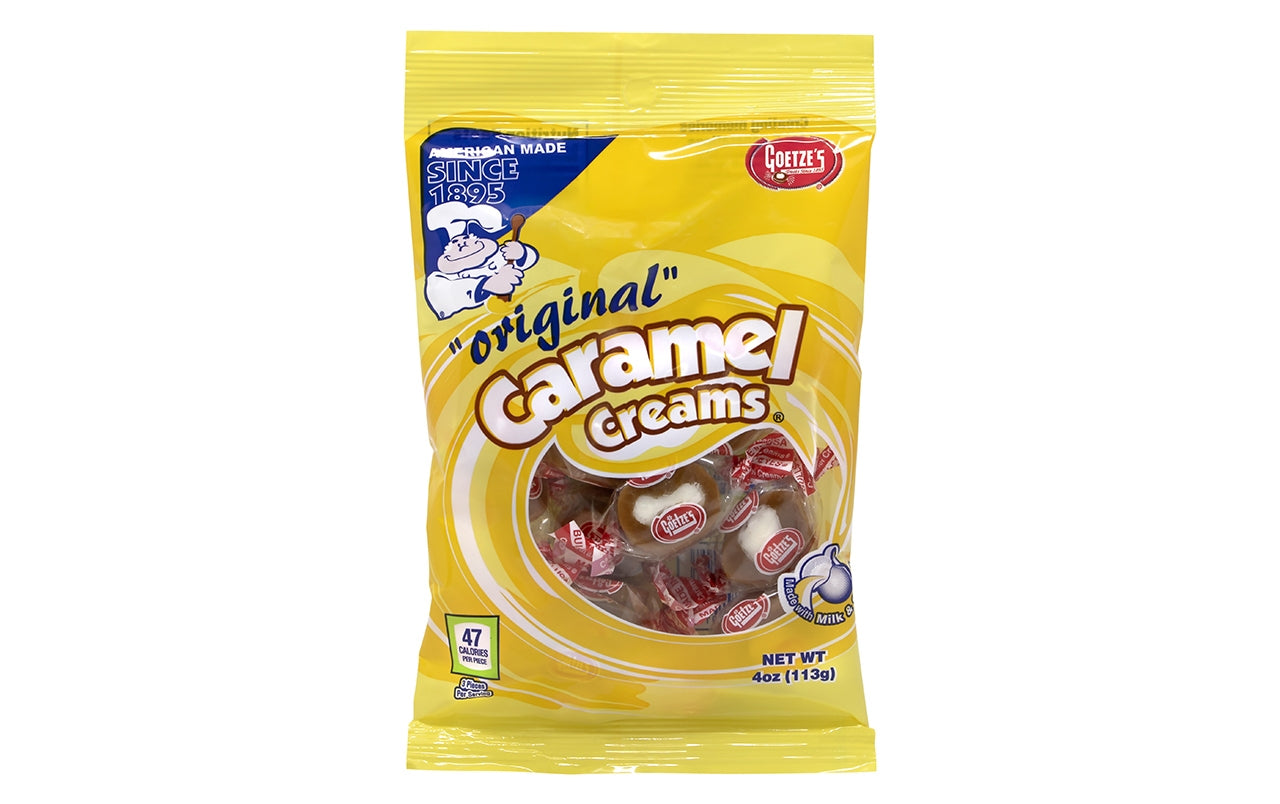 Goetze's Caramel Creams 4 oz Bag (12 bags)