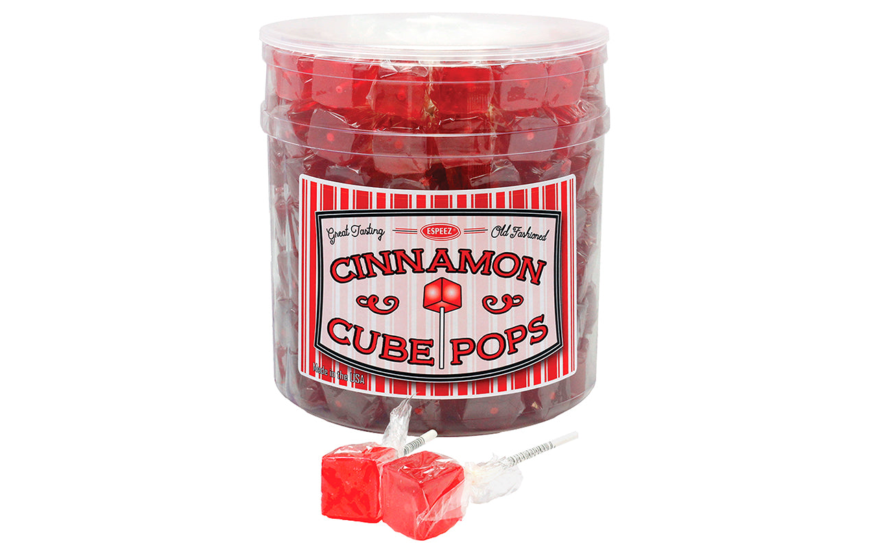 ESPEEZ Old Fashioned Cinnamon Cube Pops, 100 Count