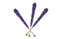 Load image into Gallery viewer, Purple Grape Rock Candy Sticks, 36 count
