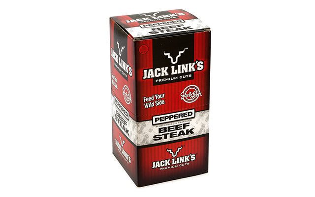 Jack Link's Peppered Beef Steak, 1 oz, 12 Count
