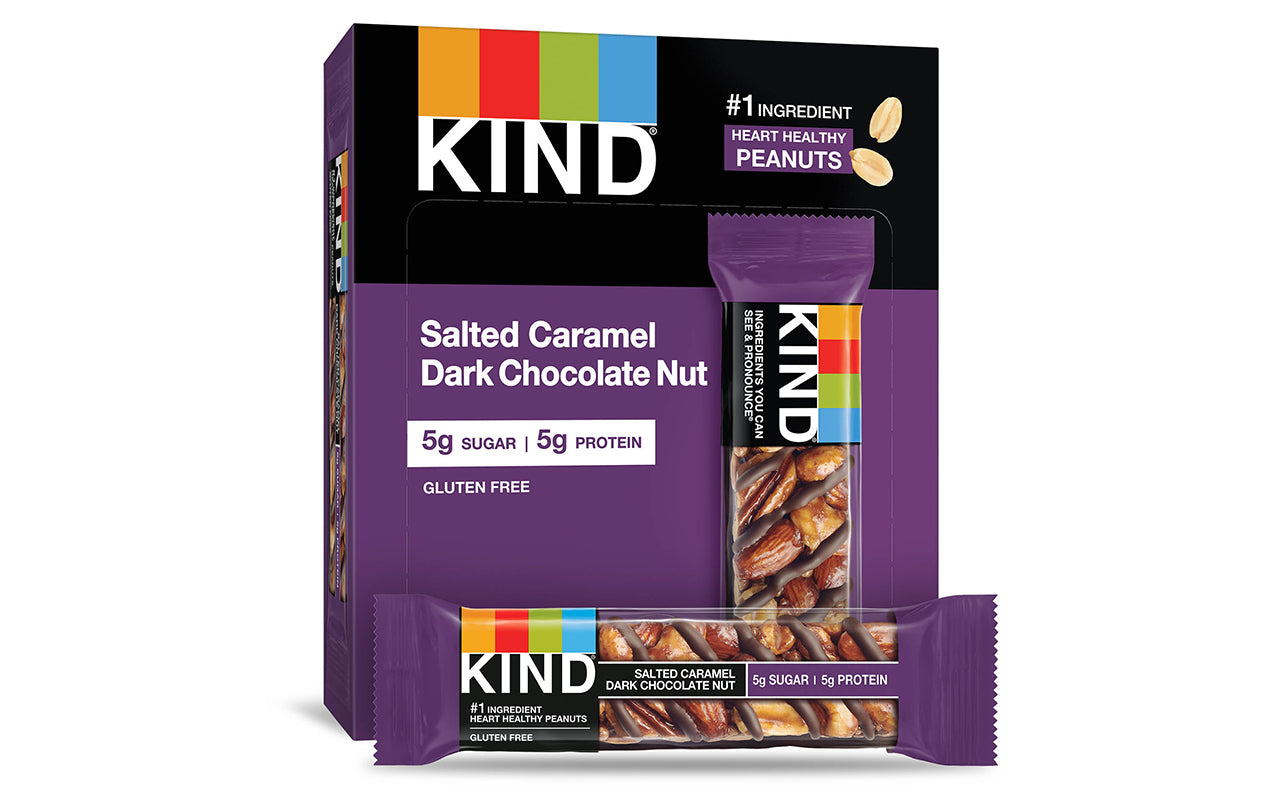 KIND Salted Caramel & Dark Chocolate Nut, 1.4 oz, 12 Count