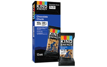 Load image into Gallery viewer, KIND Energy Bars Chocolate Chunk, 1.76 oz, 12 Count
