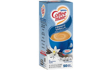 Load image into Gallery viewer, Coffee-Mate Singles French Vanilla, 50 Count, 4 Pack
