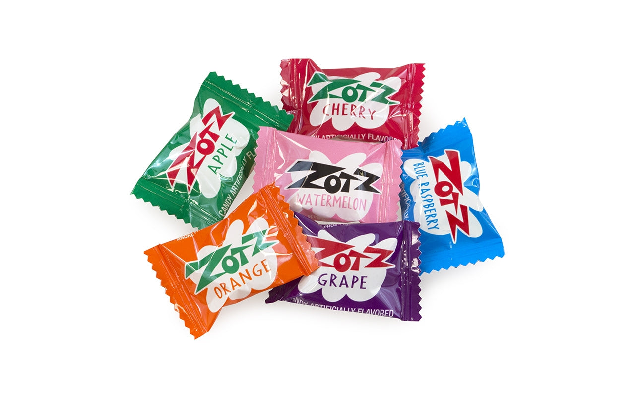 Zots Fizz Power Candy Assorted, 425 Count, 5 lb –