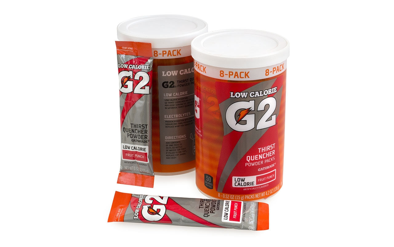 Gatorade G2 Low Calorie Powder Packs Fruit Punch, 8 Pack, 8 Count