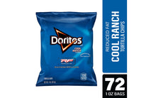 Load image into Gallery viewer, Doritos Reduced Fat Cool Ranch, 1 oz, 72 Count
