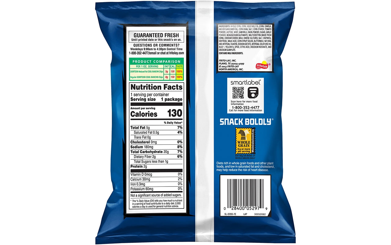 Cool Ranch Doritos Nutrition Facts Save On Doritos Minis Cool Ranch