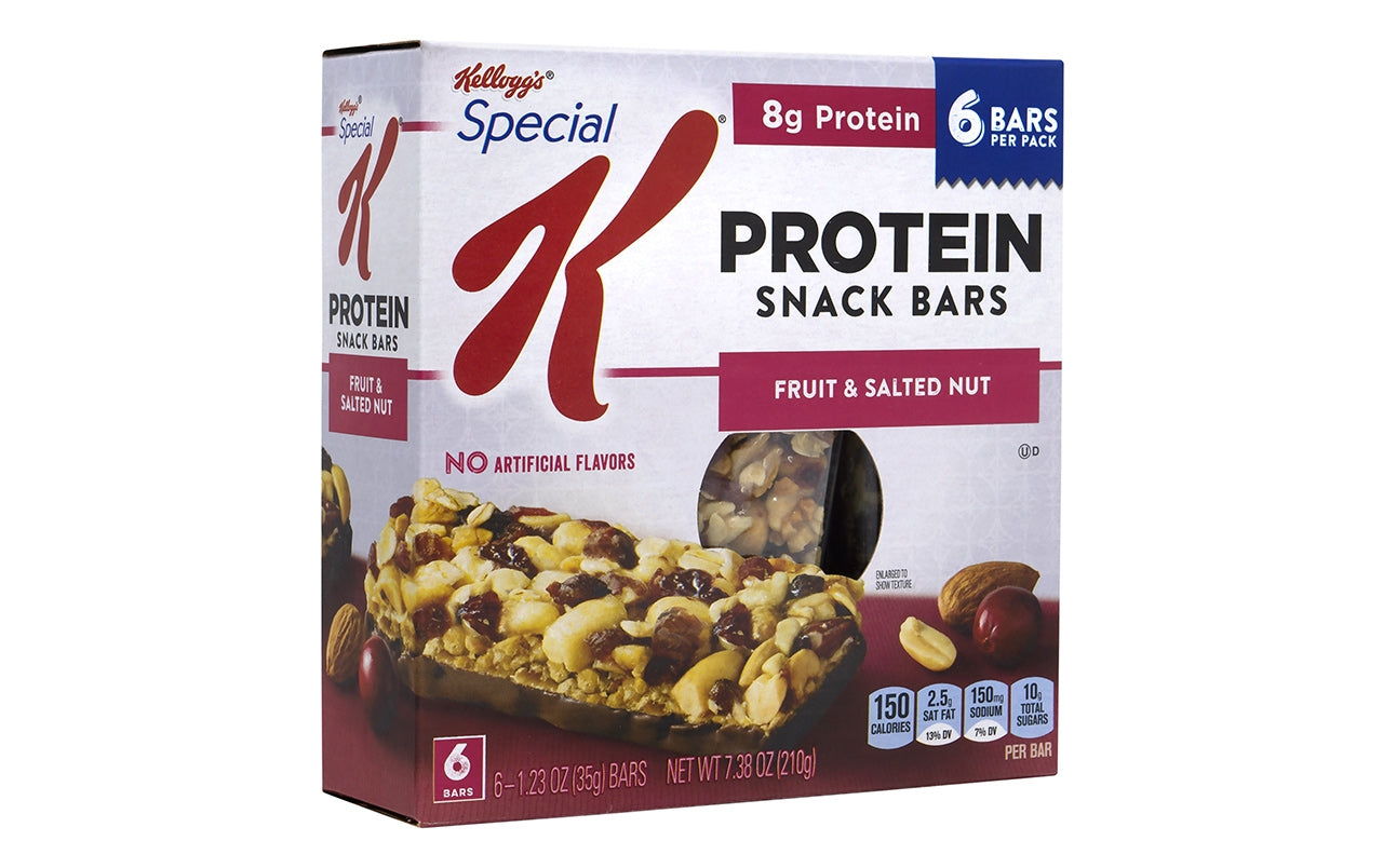 Special K Protein Snack Bars Fruit & Salted Nut, 6 Count, 3 Pack