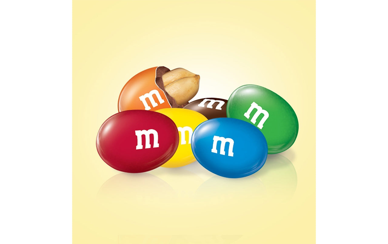 M&M'S Peanut Chocolate Candy Sharing Size Pouch ( Pack of