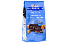 Load image into Gallery viewer, Ghirardelli Chocolate Squares Dark &amp; Sea Salt Caramel 5.32 oz. Bag, 3 Pack
