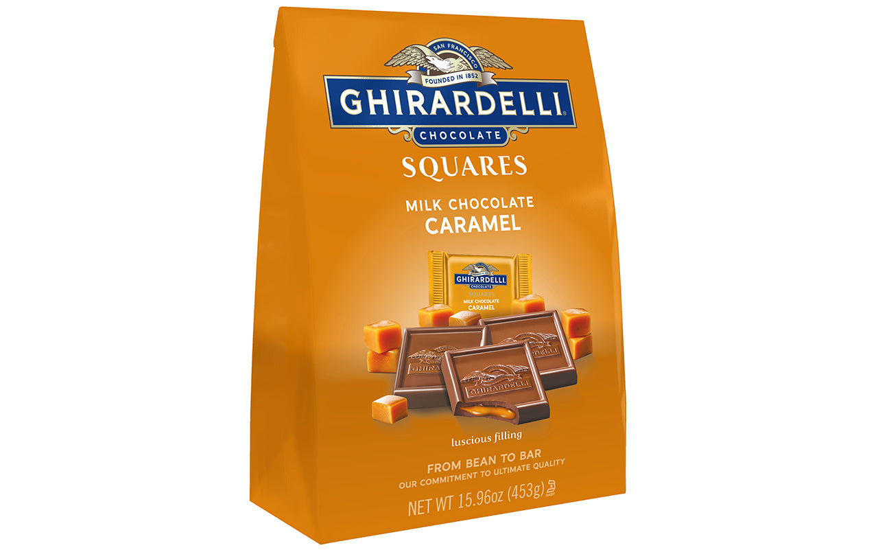 Ghirardelli Squares Milk Chocolate & Caramel, 15.9 oz