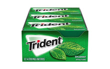 Load image into Gallery viewer, Trident Sugar-Free Spearmint Gum, 14 Piece, 12 Pack
