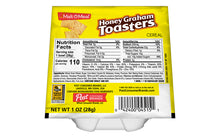 Load image into Gallery viewer, HONEY GRAHAM TOASTERS Cereal Bowl, 1 oz, 96 Count
