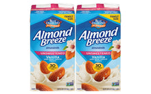 Load image into Gallery viewer, BLUE DIAMOND Almond Breeze Unsweetened Vanilla Almondmilk, 64 fl oz, 2 Pack
