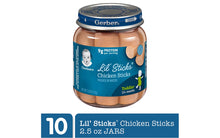 Load image into Gallery viewer, GERBER Lil&#39;Sticks Chicken Sticks, 2.5 oz, 10 Count
