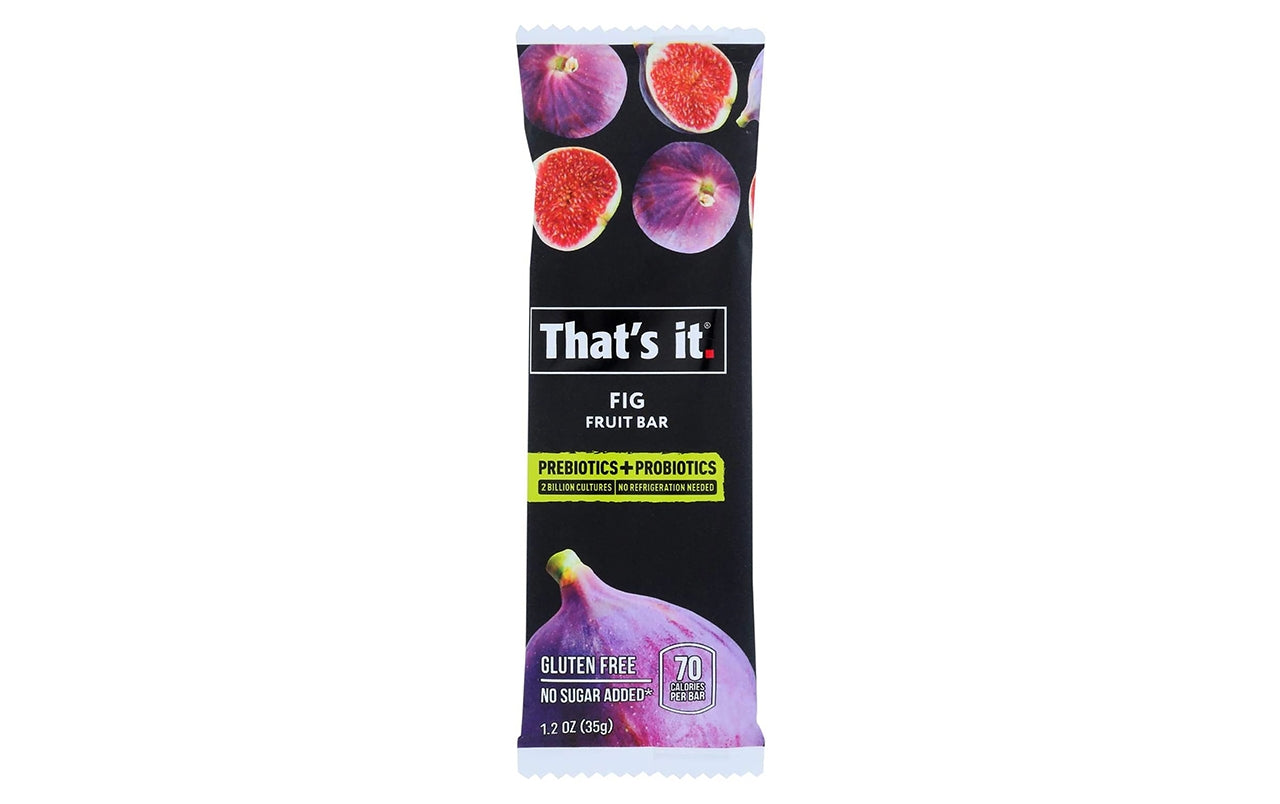 THAT'S IT Probiotic Fig Fruit Bar, 1.2 oz, 12 Count