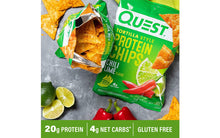 Load image into Gallery viewer, QUEST Protein Chips Chili Lime, 1.1 oz, 8 Count
